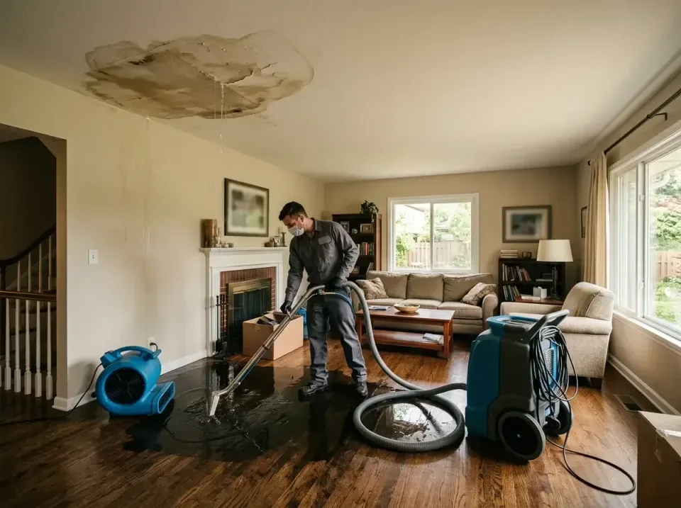 attic-pipe-burst-ceiling-drip-008 — frequently asked questions, Water Damage Restoration & Carpet Care in Palmyra, NJ